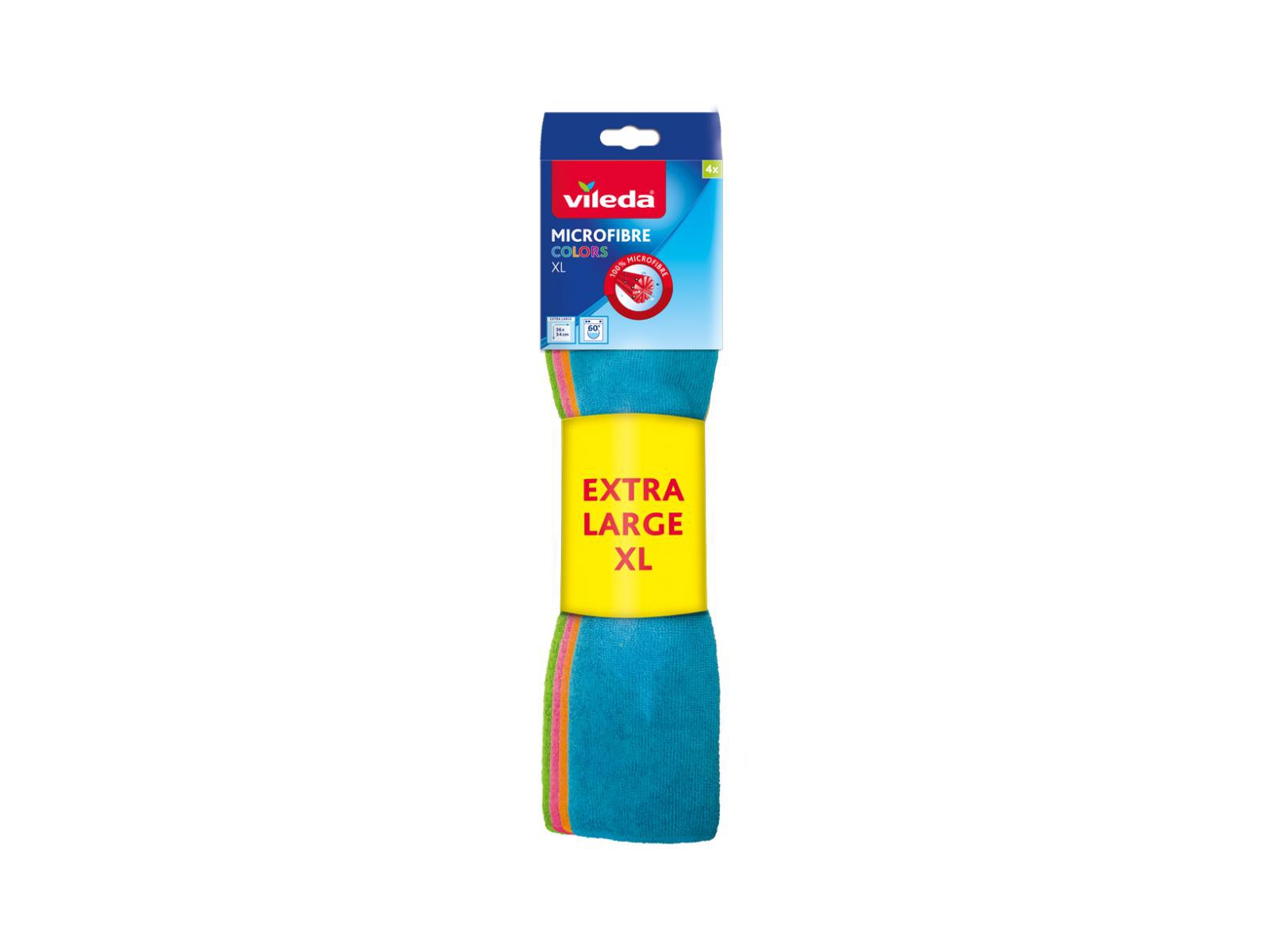 Ściereczka VILEDA MIKROFIBRA COLORS EXTRA LARGE 4 173746